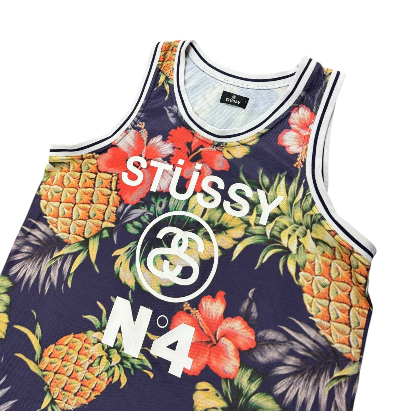 Stüssy Hawaiian Print Basketball Jersey