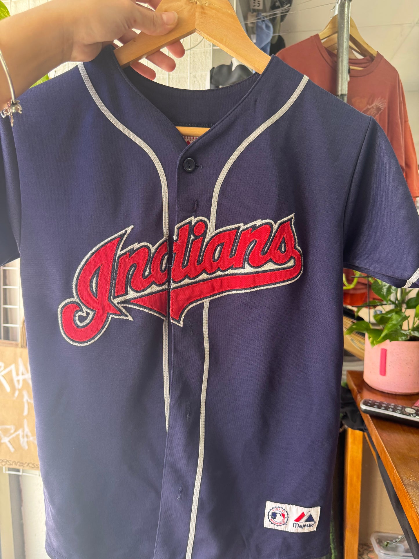 Vintage Cleveland Indians Majestic Baseball Jersey