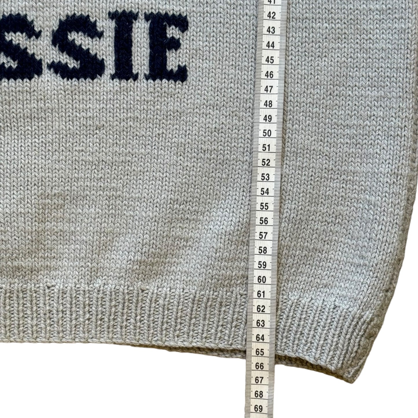 Gilet tricoté à la main vintage