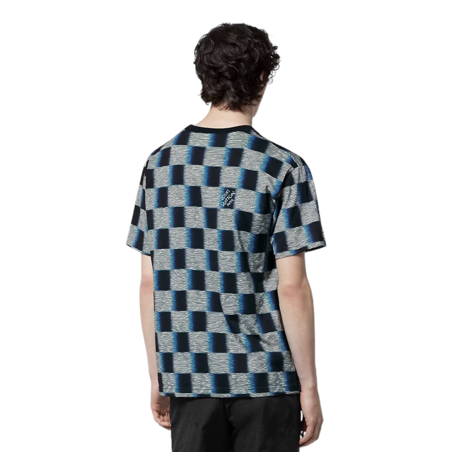 T-shirt en coton à manches courtes Louis Vuitton Damier