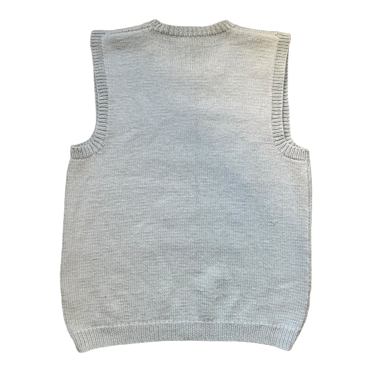 Gilet tricoté à la main vintage