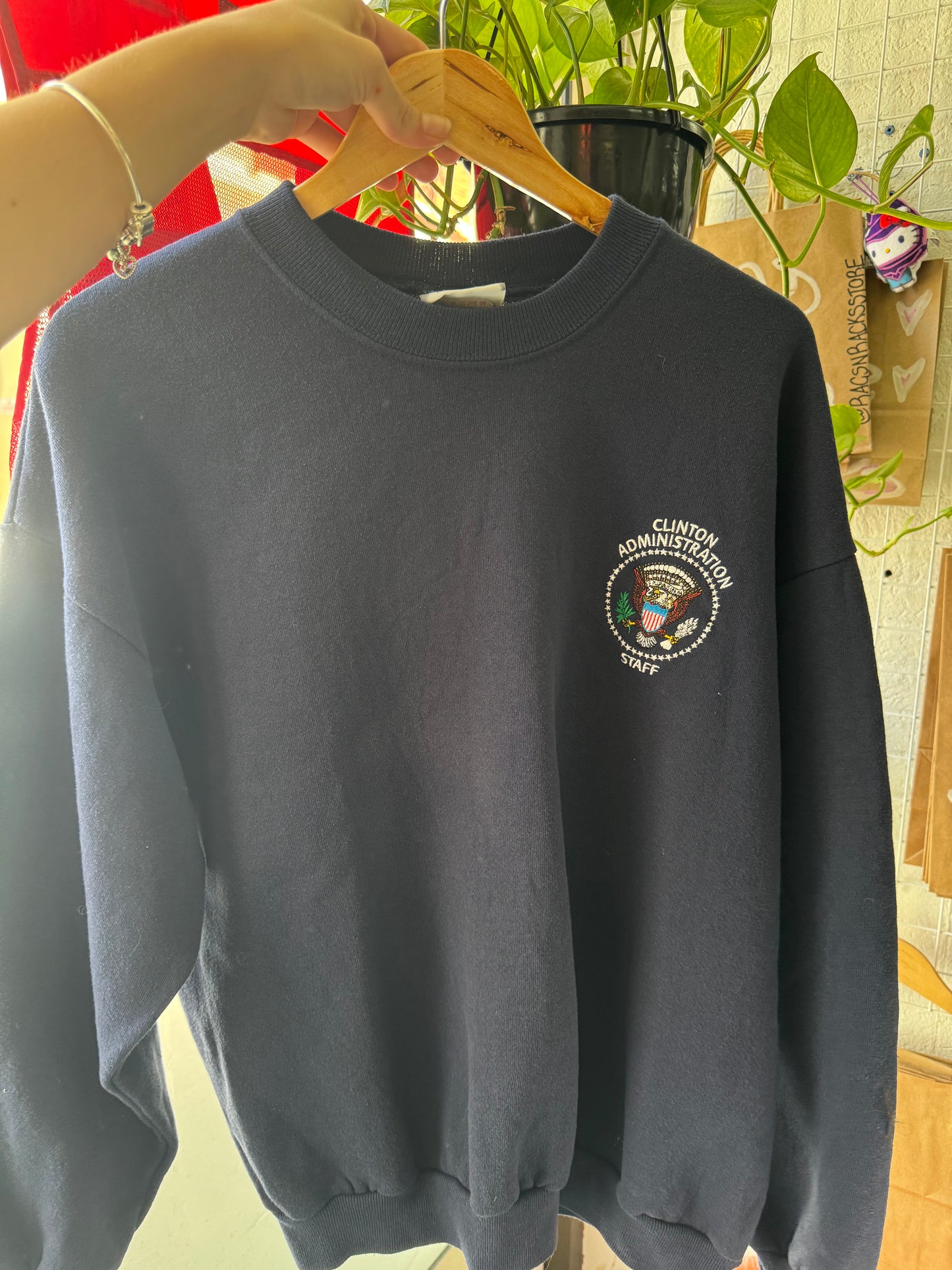Vintage Clinton Administration Staff Sweatshirt