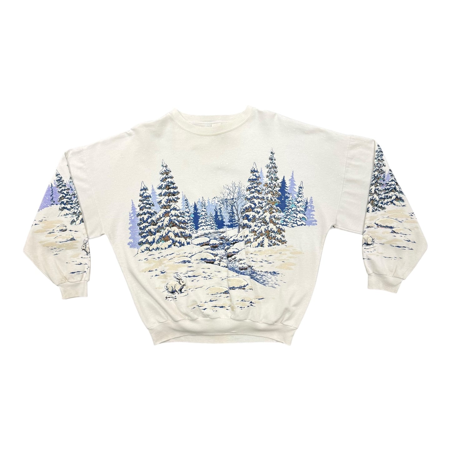 Vintage IODE Lifestyles Winter Scene Sweatshirt