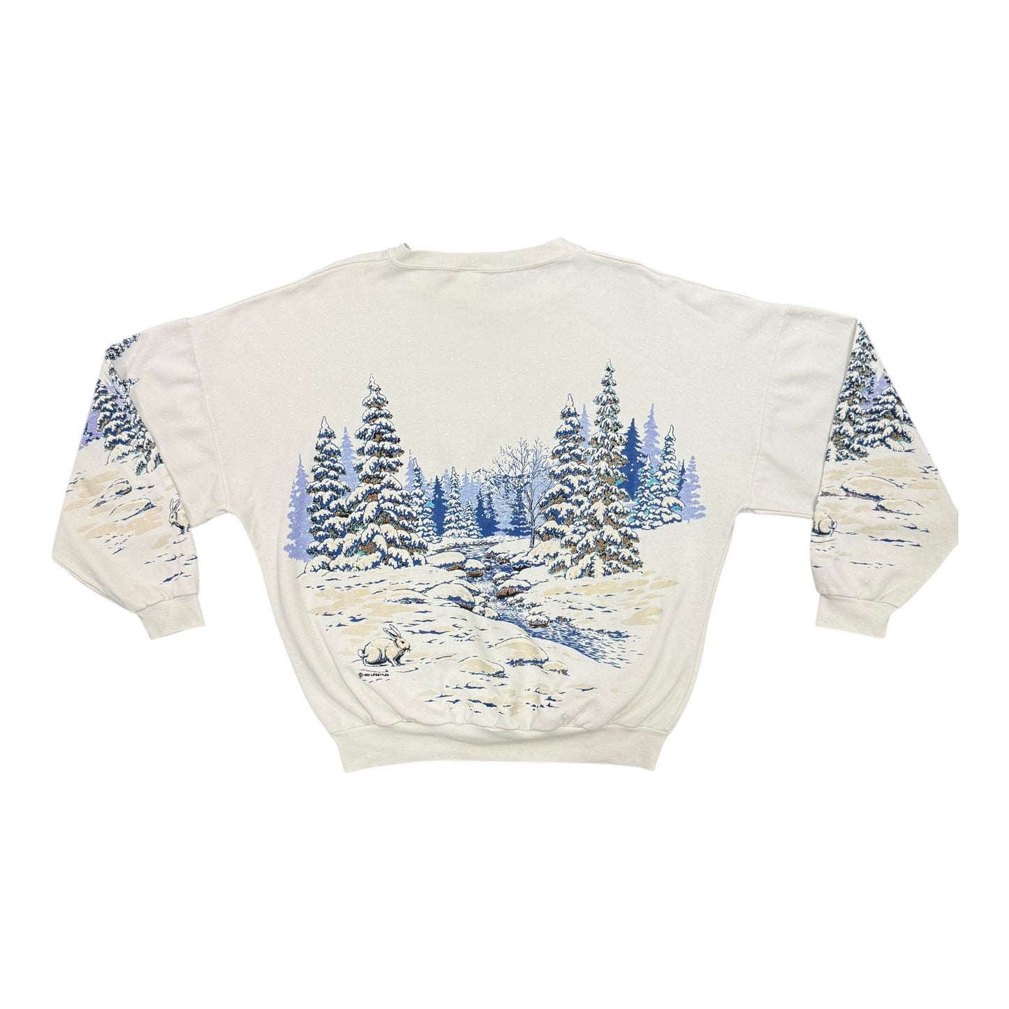 Vintage IODE Lifestyles Winter Scene Sweatshirt
