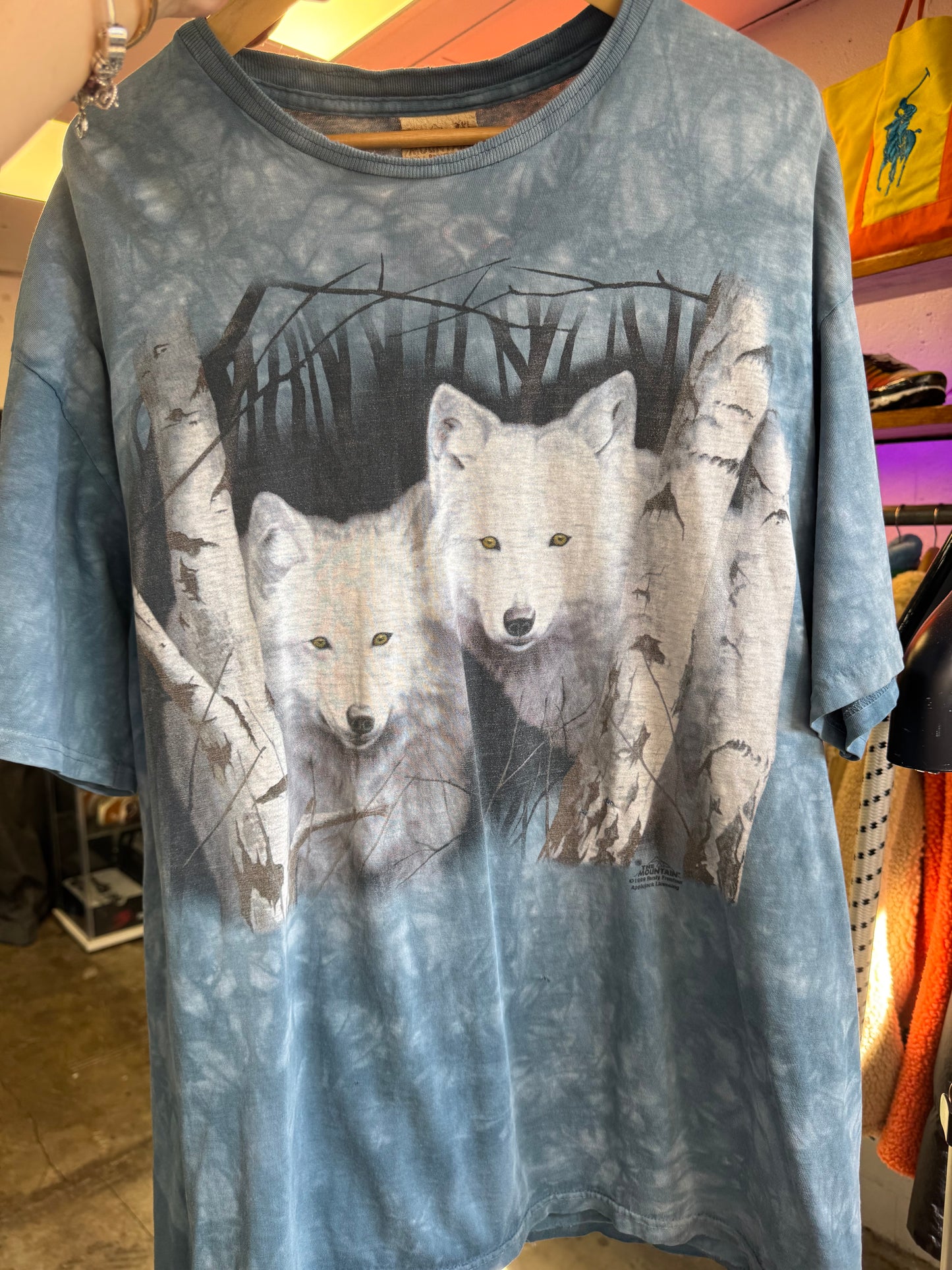 Vintage 1990s The Mountain Wolf Graphic T-Shirt