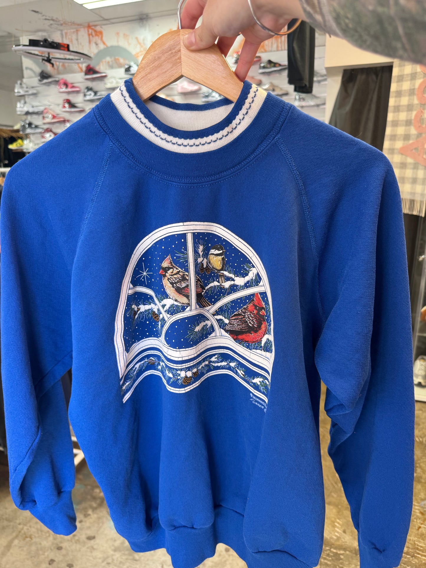Vintage Morning Sun Blue Sweatshirt