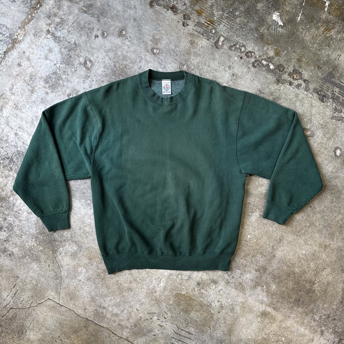 Pull ras du cou vintage vierge