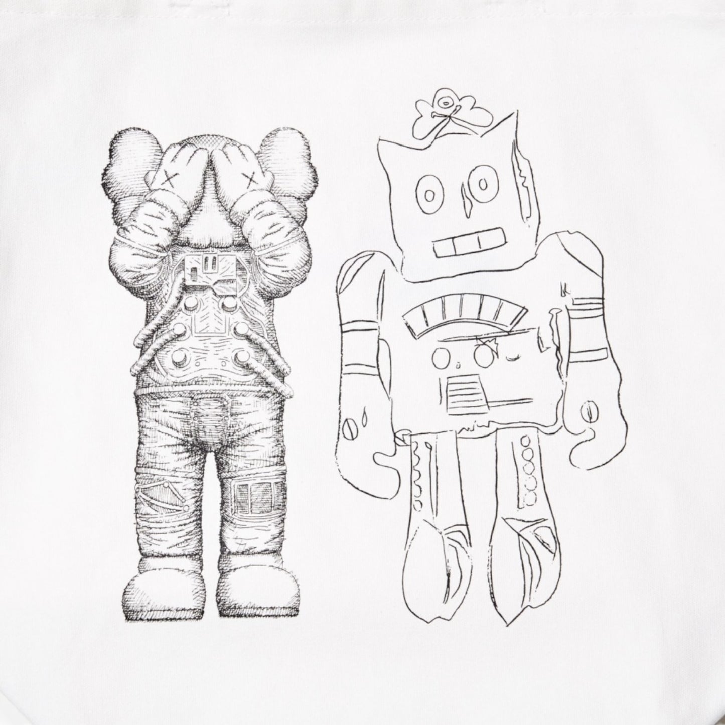 KAWS X Warhol Tote Bag