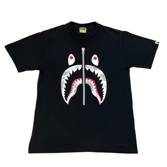 A Bathing Ape Desert Camo Shark Mouth Tee