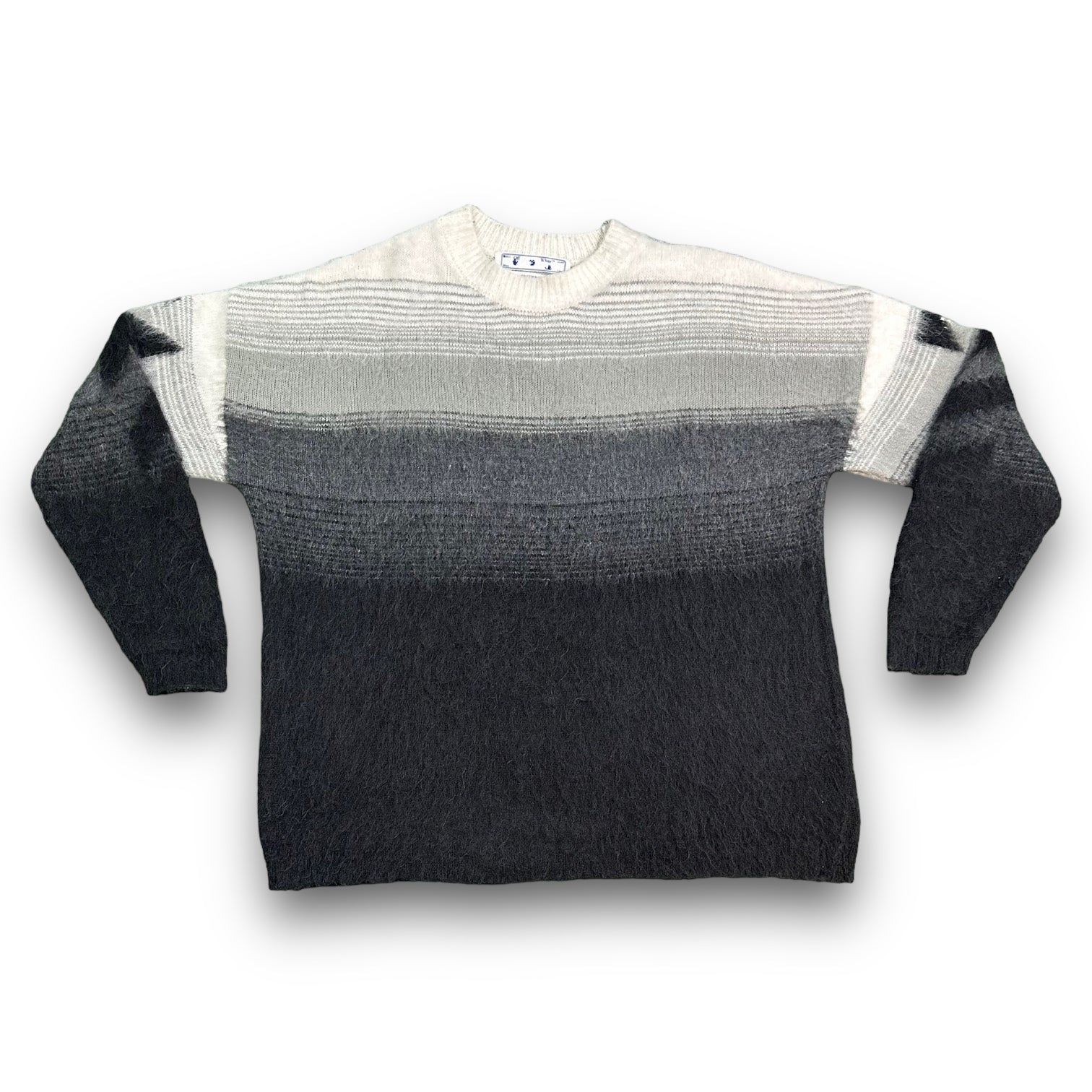 Grey off hot sale white sweater