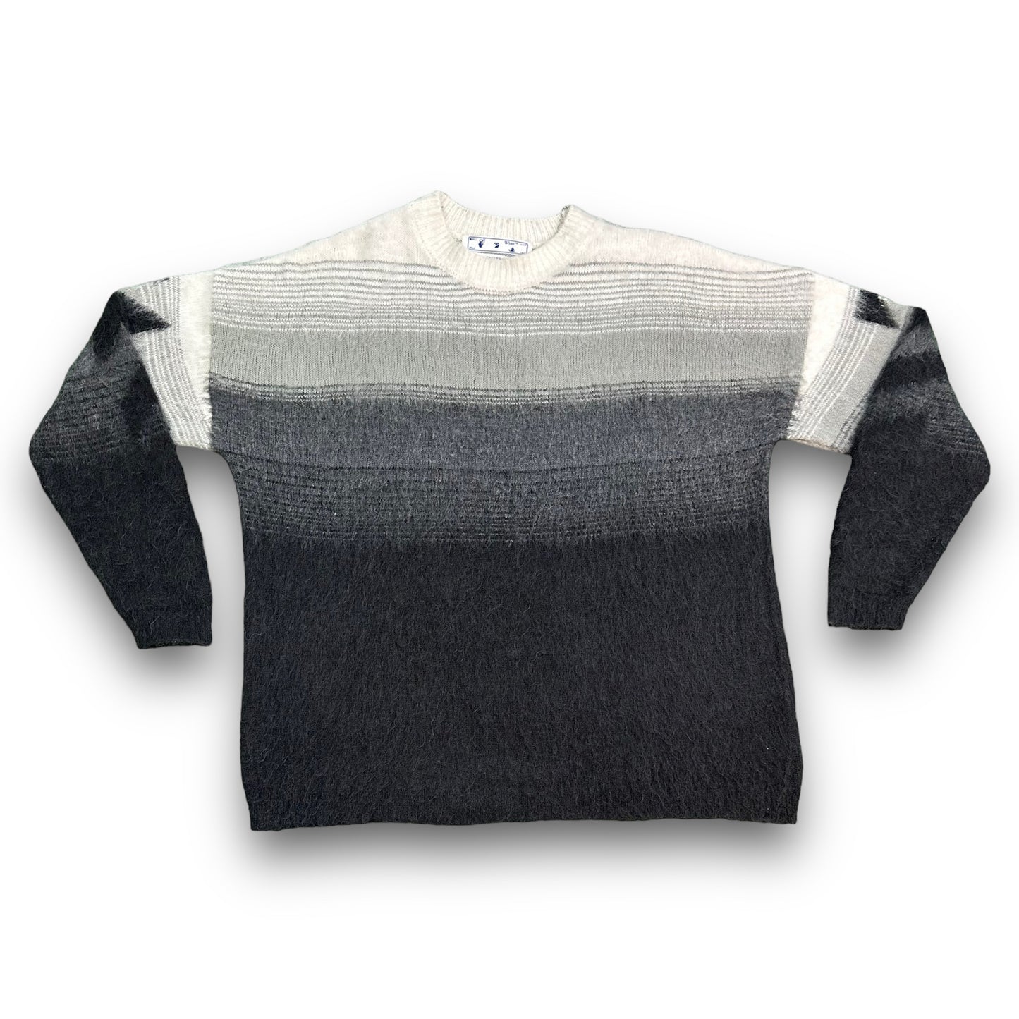 Off-White Brushed-Gradient Effect Sweater