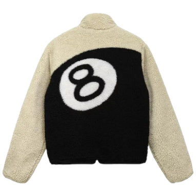 Stussy 8Ball Fleece Reversible Jacket