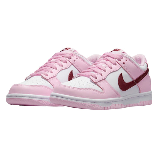 Nike Dunk Low « Rose mousse rouge blanc » (GS) 