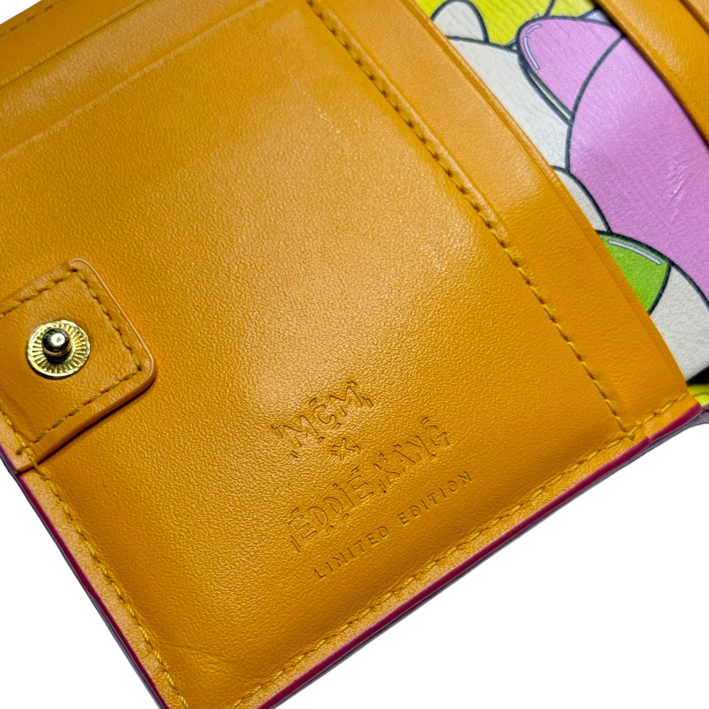 MCM x Eddie Kang Loveless Visetos Two Fold Wallet