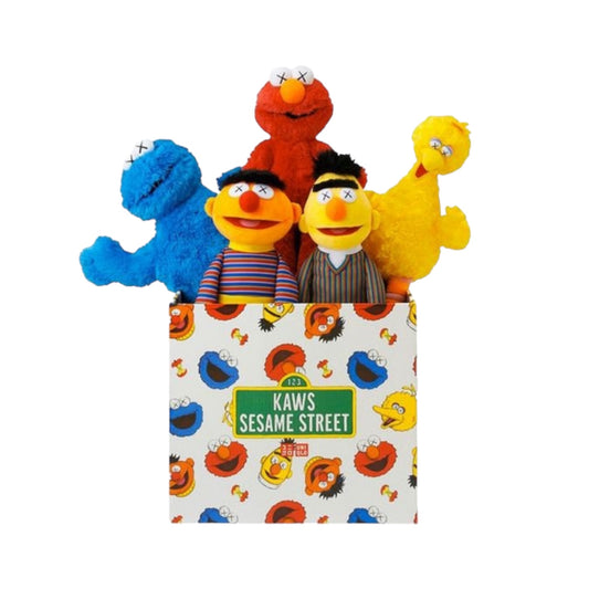 KAWS Sesame Street Uniqlo Plush Toy Complete Box Set