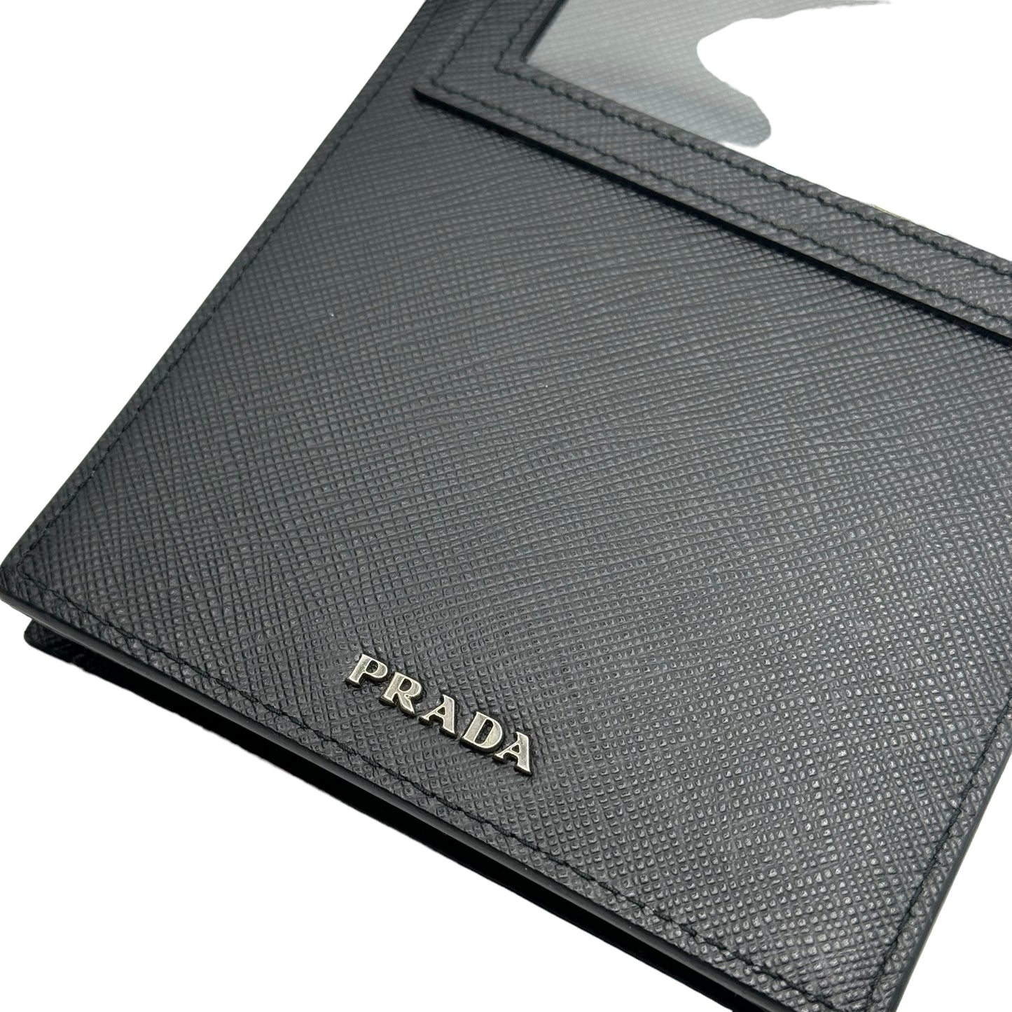 Prada Logo Patch Phone Crossbody Bag Saffiano Leather