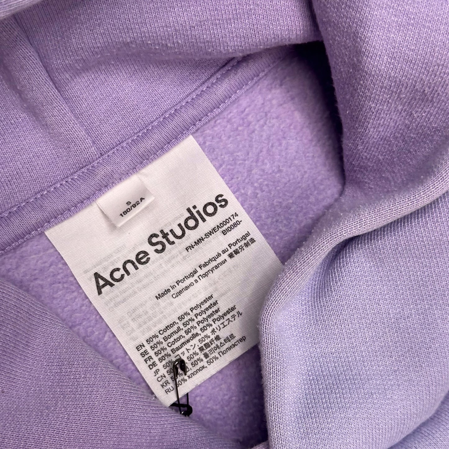 Acne Studios Relaxed Fit Hooded Sweatshirt