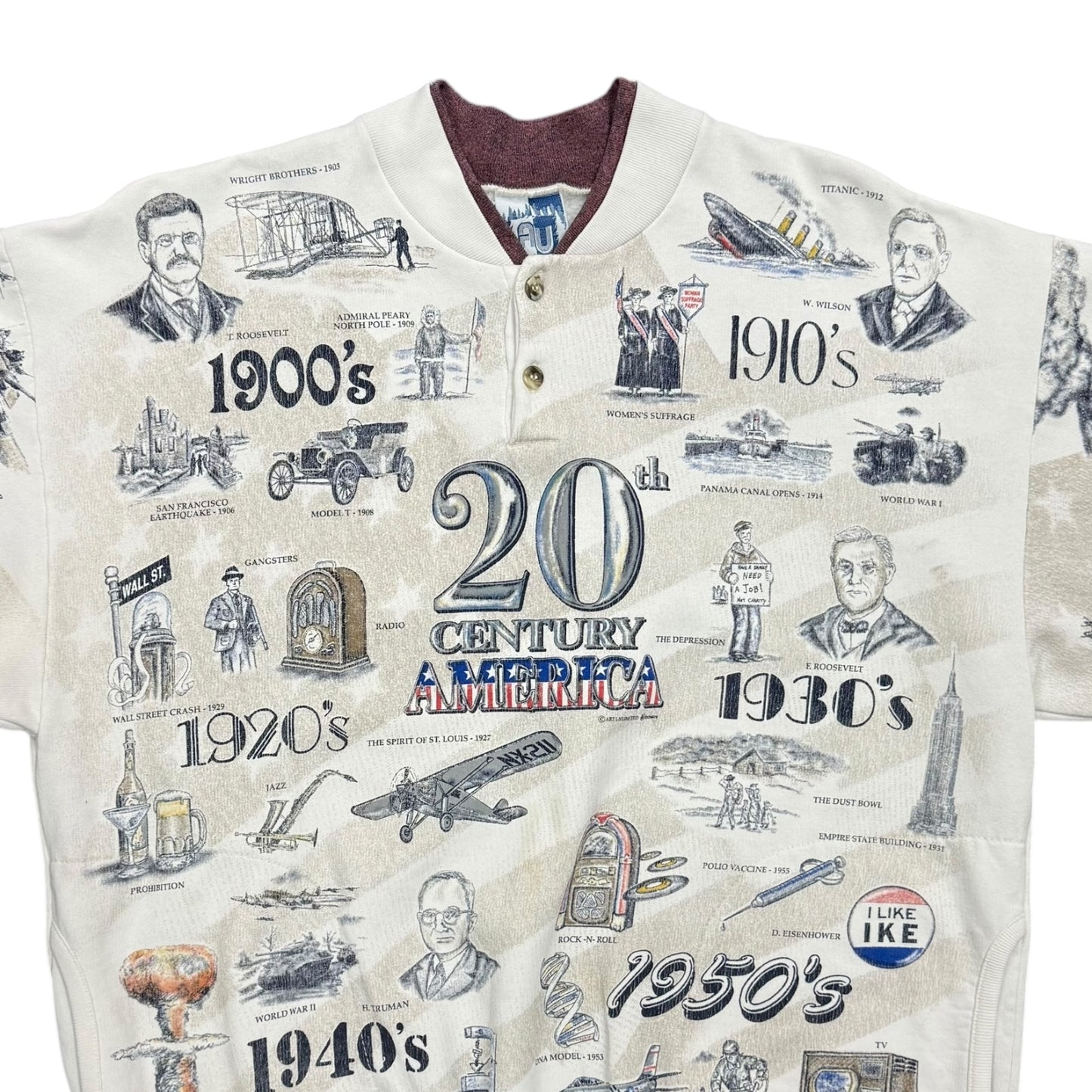 Vintage 20th Century America Graphic Sweatshirt