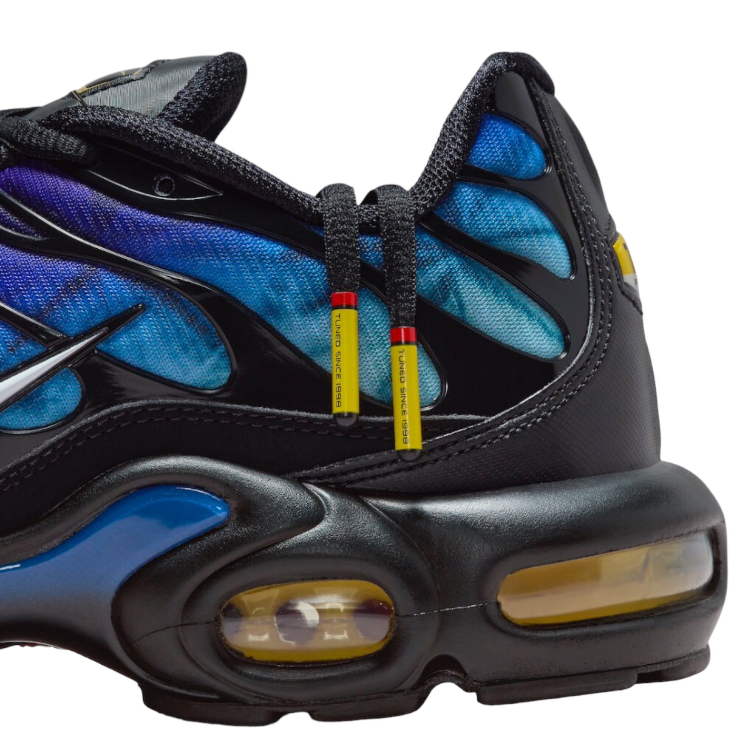 Blue yellow air max plus on sale