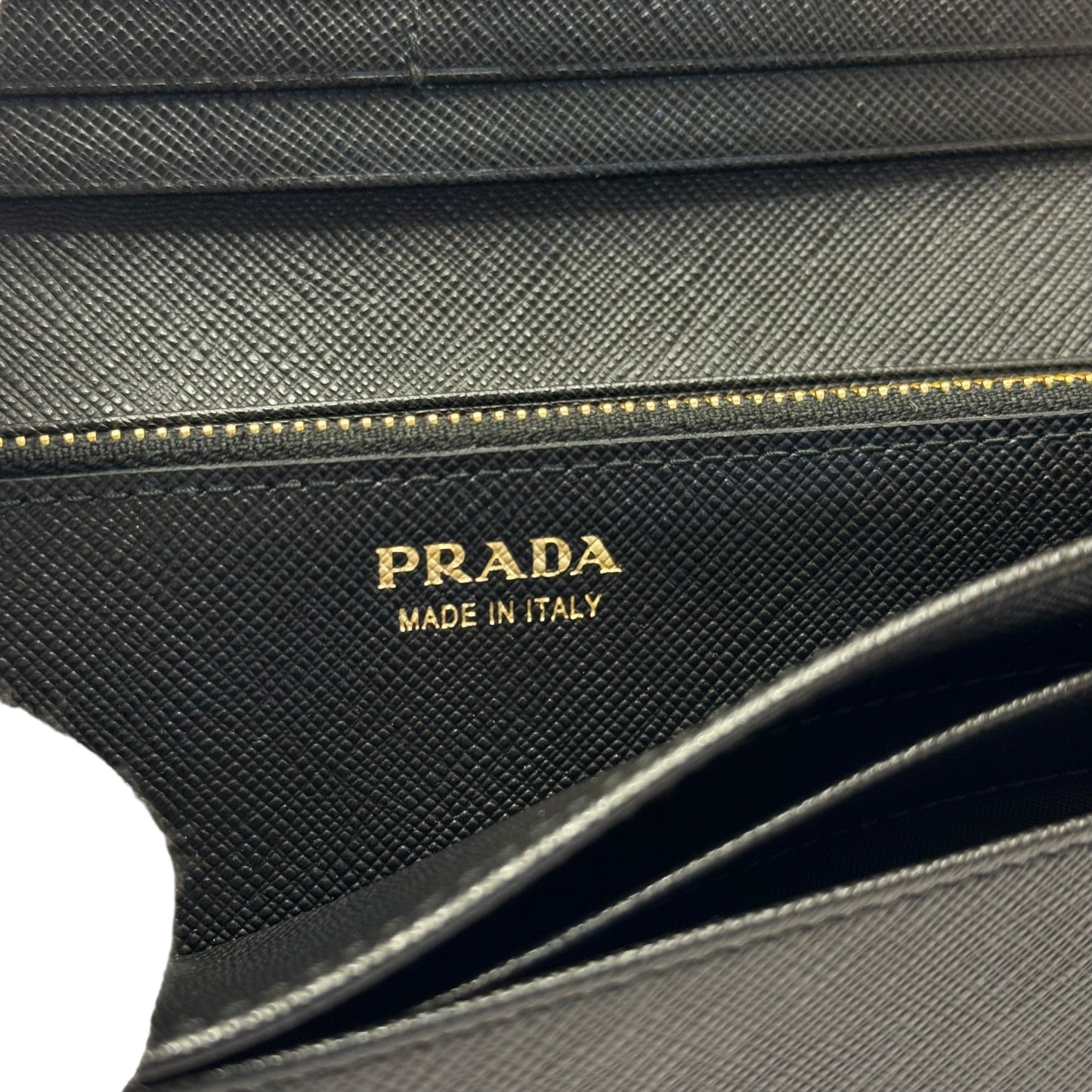 Prada Saffiano Leather Bow Continental Wallet