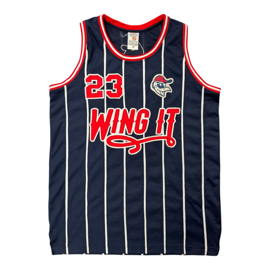 Wing It Michael Jordan #23 Pinstripe Jersey