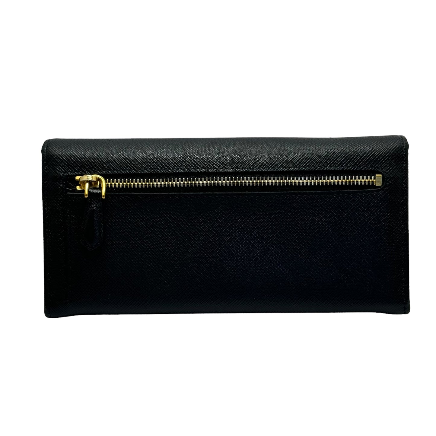 Prada Saffiano Leather Bow Continental Wallet