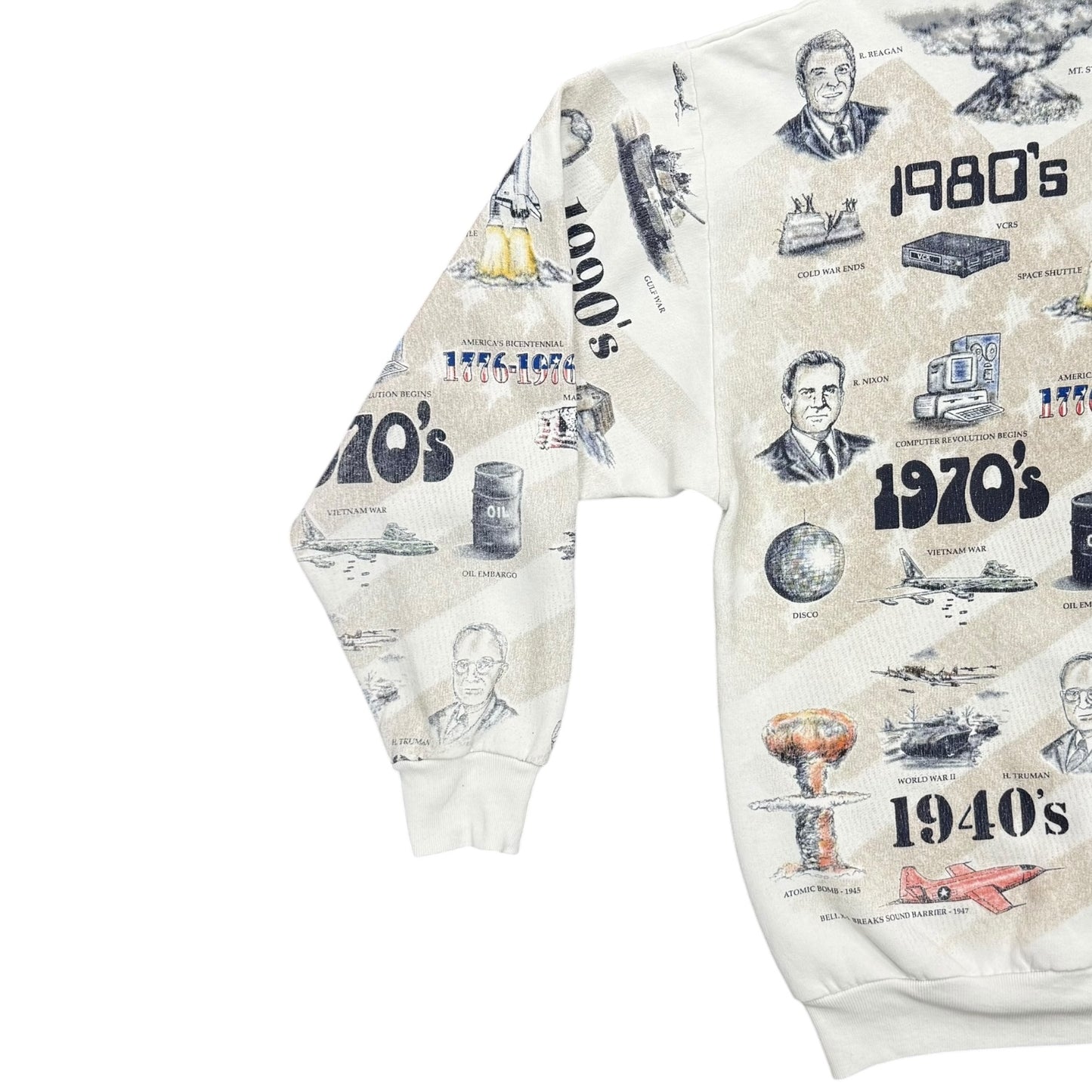 Vintage 20th Century America Graphic Sweatshirt