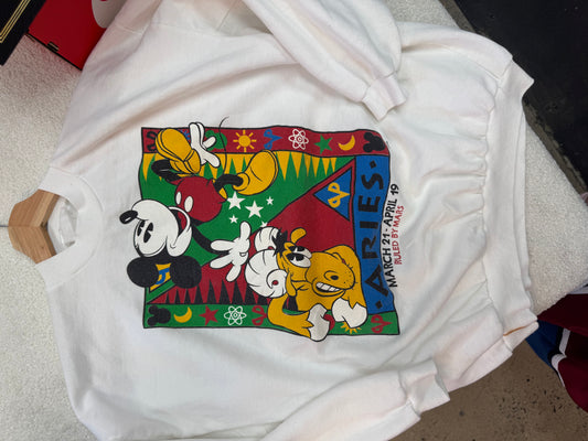 Vintage 1990s Mickey Mouse Aries Sweatshirt