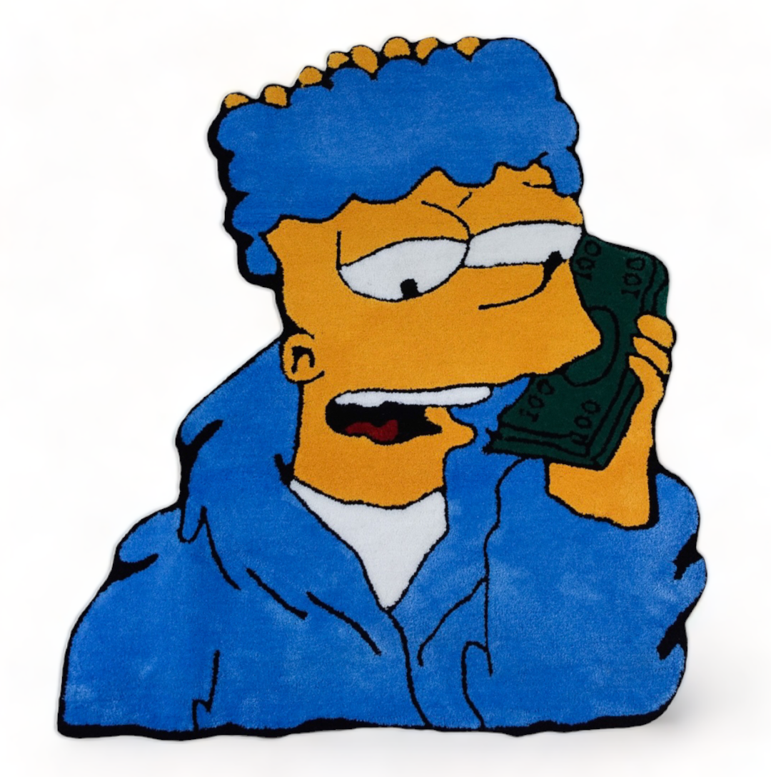 The Simpsons Rug Bart Simpsons Art Rug Rugs for Bedroom 