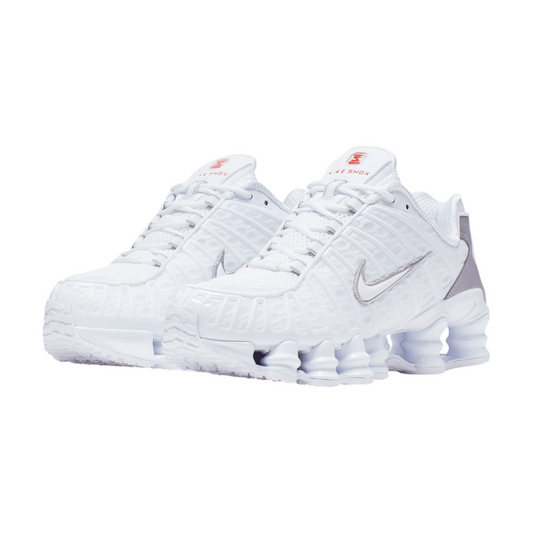 Nike Shox TL « Blanc métallisé argent orange max » (Femme) 