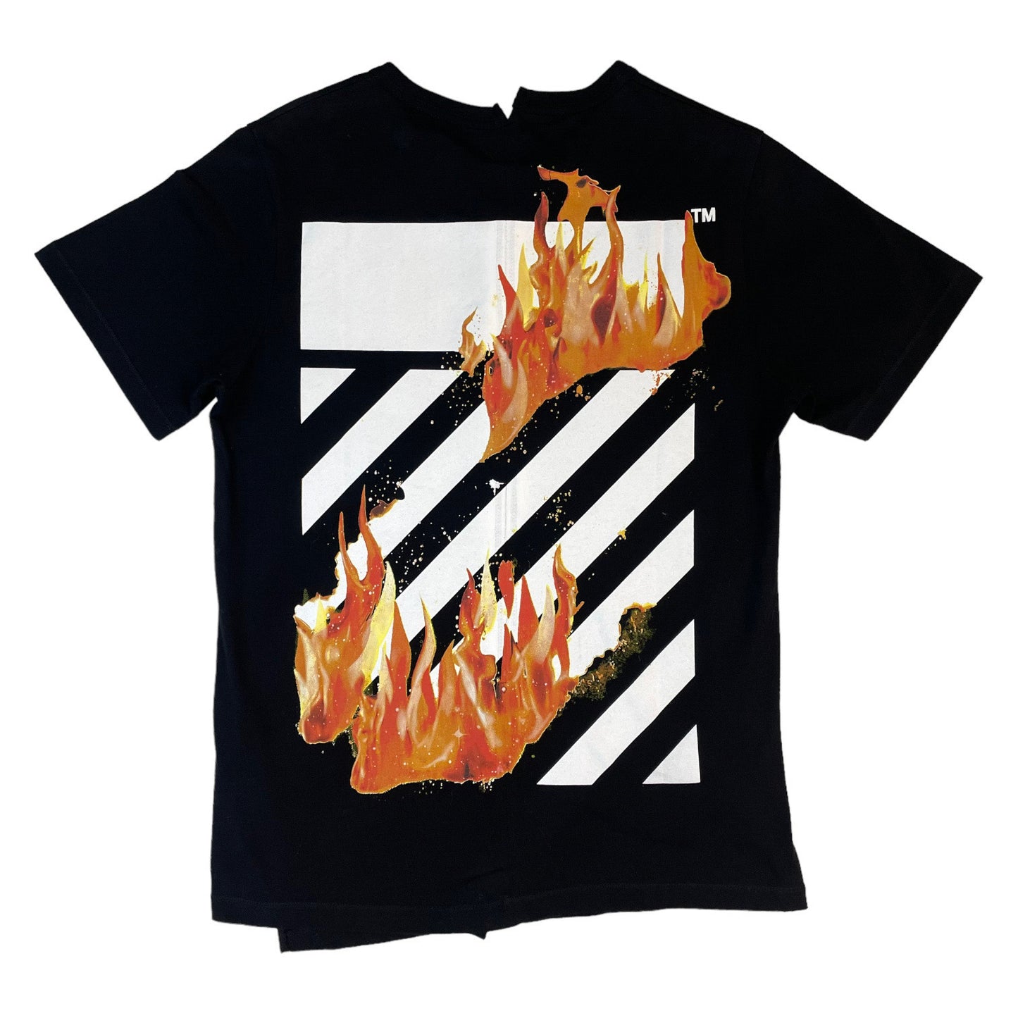 Off-White Graphic Flame T-shirt